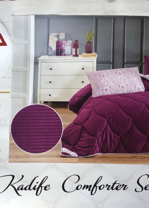 Preminyum Kadife Uyku Seti Çift Kişilik (3)